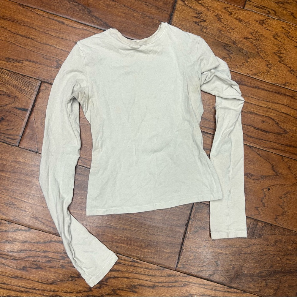 SKIMS Off-White Long Sleeve Tee